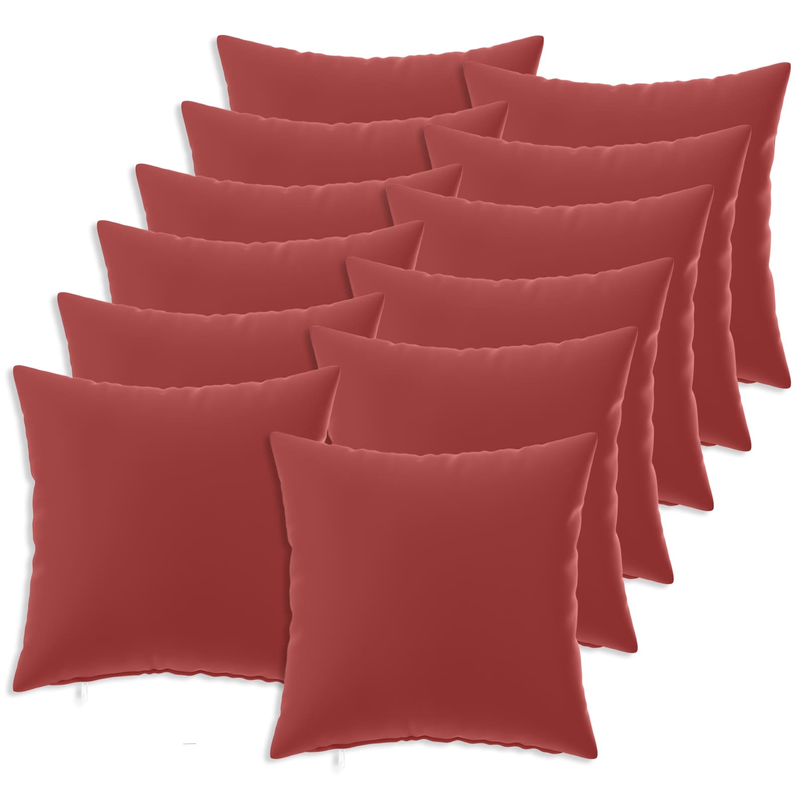 vidaXL Funda de almohada 12 uds. HEERLEN  45 x 45 cm Poliéster Multicolor