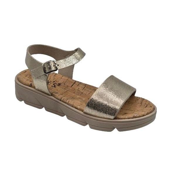 GUXS - Sandalias de charol pera para niñas, modelo Guxs 1332, color dorado, diseño elegante y cómodo para ocasiones especiales y uso diario