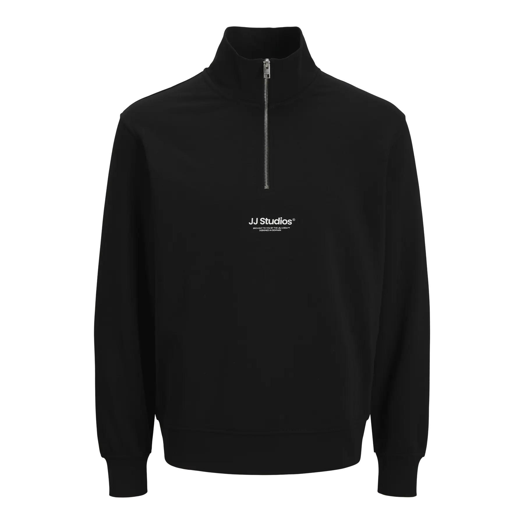 Sudadera Soho Cremallera Negra Jack and Jones