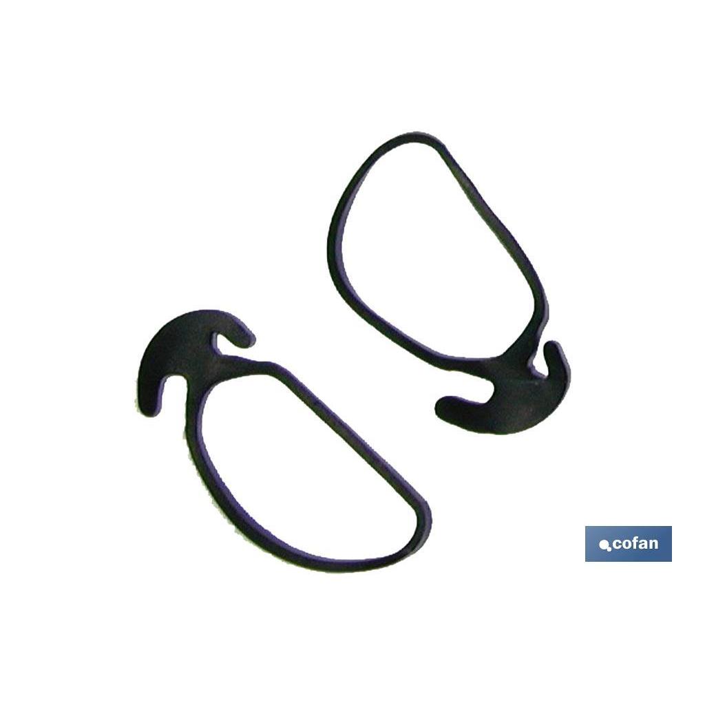 COFAN - Goma de ancla N.º 8 Extra | Goma ancla de 8 cm | Tensor para tutores de plantación | Para cultivo