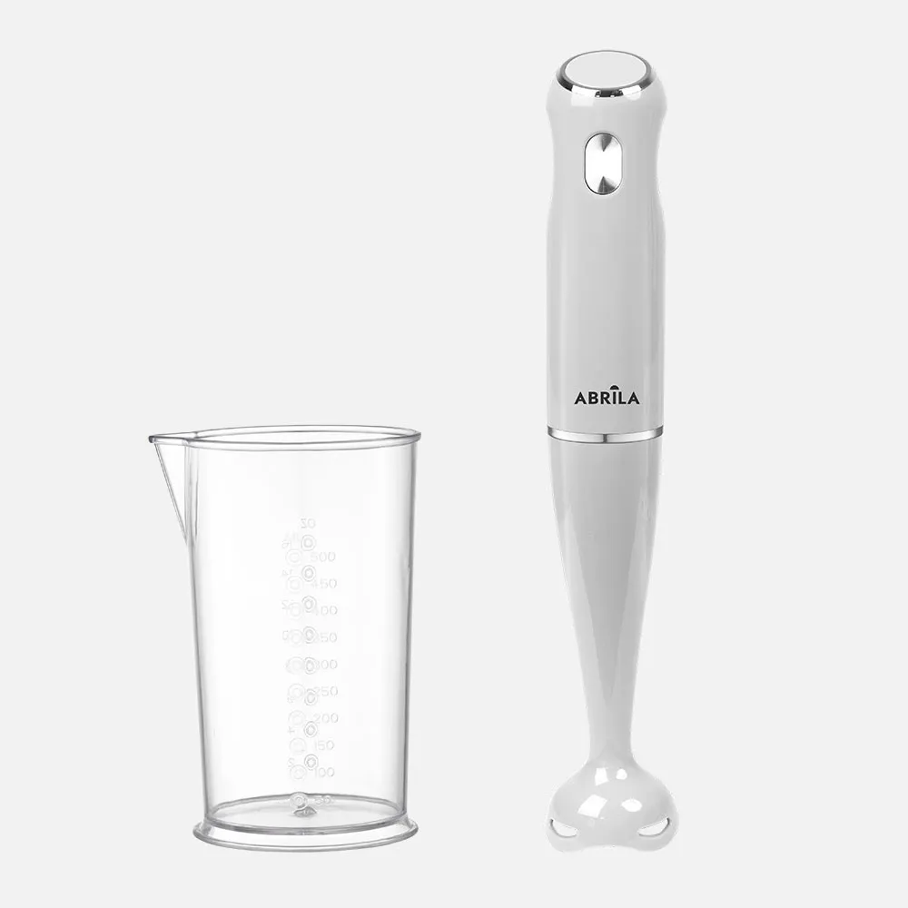 Batidora De Mano Tigris 1000w Negra Cuchilla Acero C/vaso Mezclador Y Asa Ergonomica - Batidora De Mano Tigris 1000w Blanca Cuchilla Acero C/vaso Mezclador Y Asa Ergonomica - ABRILA