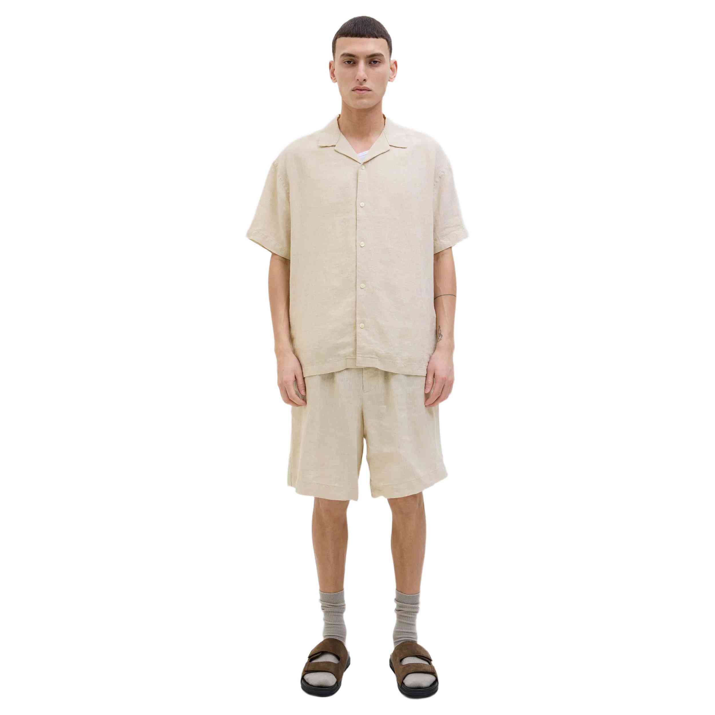 Shorts marca Jack & Jones modelo 12253134-Bei para hombre en color beig