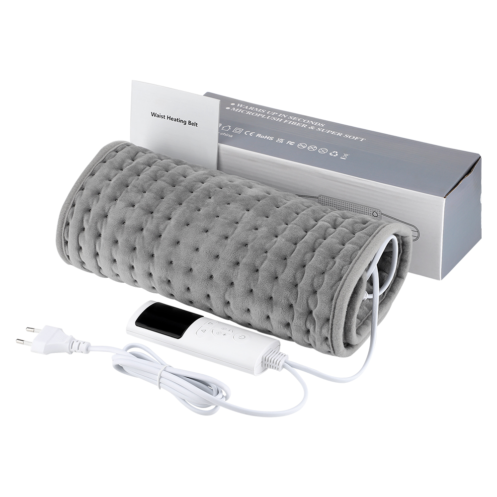 Almohadilla De Calor Eléctrica Para Cintura Y Lumbar 9 Niveles Ajustables Funda Cinturón Calentador Para Oficina Y Hogar Invierno Mano Calentadora