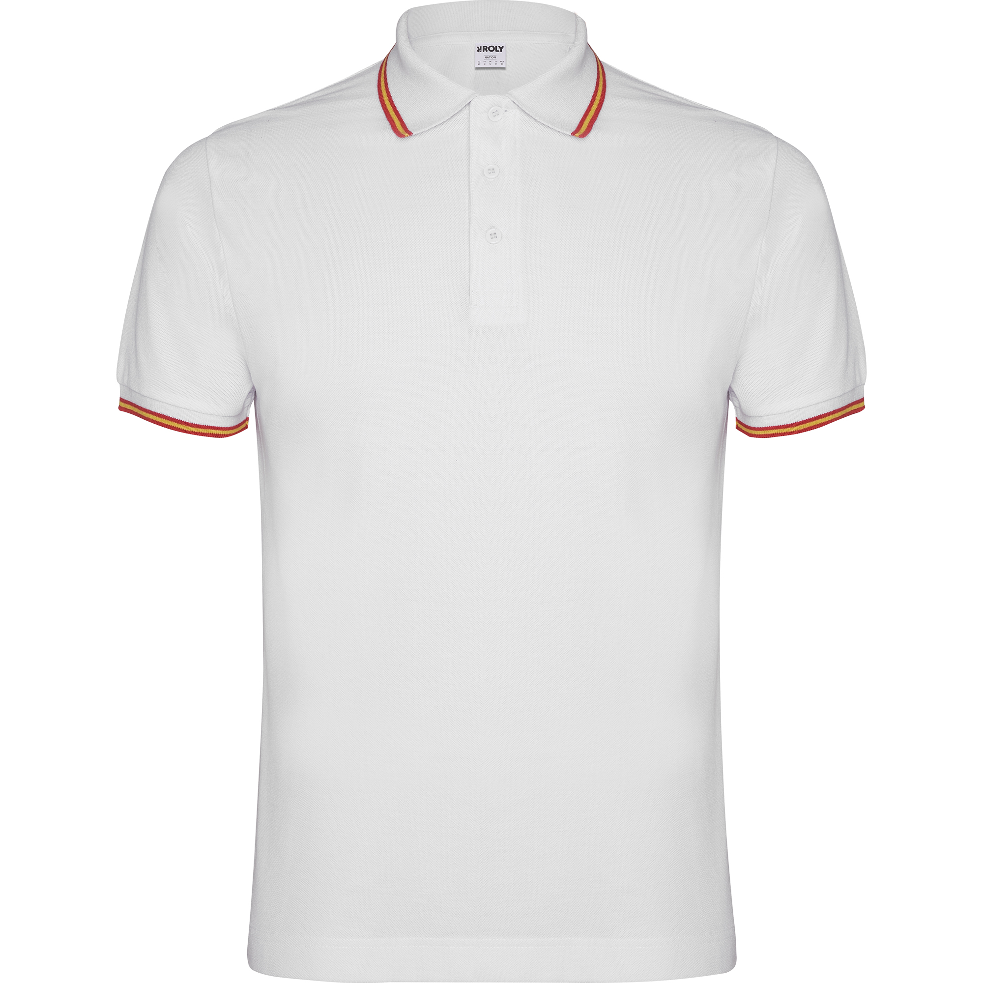 ROLY - NATION polo de manga corta de hombre con bandera de españa
