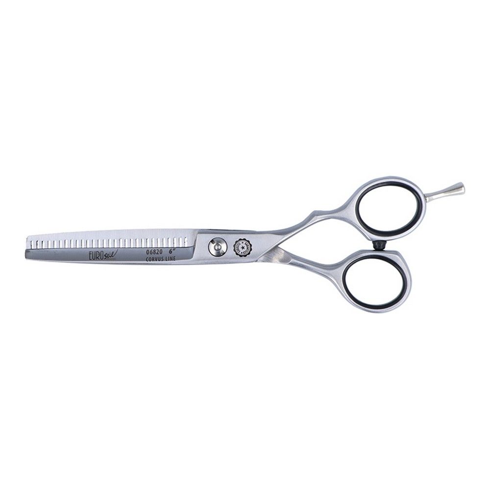 EUROSTIL TIJERA DE ESCULPIR CORVUS LINE 6''' Offset - Eurostil Tijera de corte Tijeras Para El Cabello Corvus Line Eurostil 6