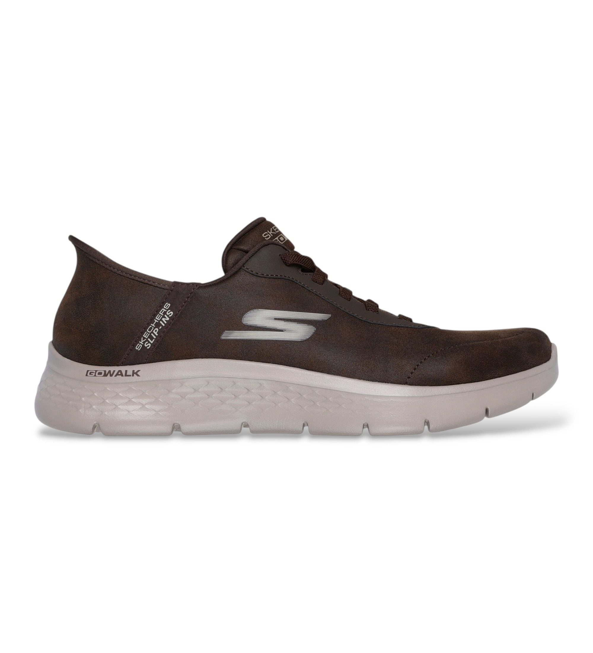 Skechers | Hombre | Zapatillas Slip-Ins: GO WALK Flex - Smooth Motion marrón