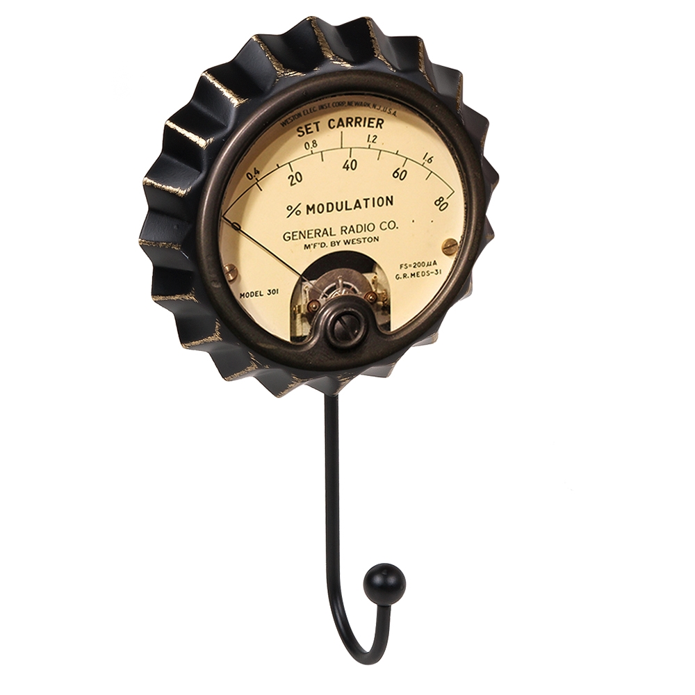 PERCHA Pared Vintage chapa botella VELOCIMETRO Retro 110x190MM