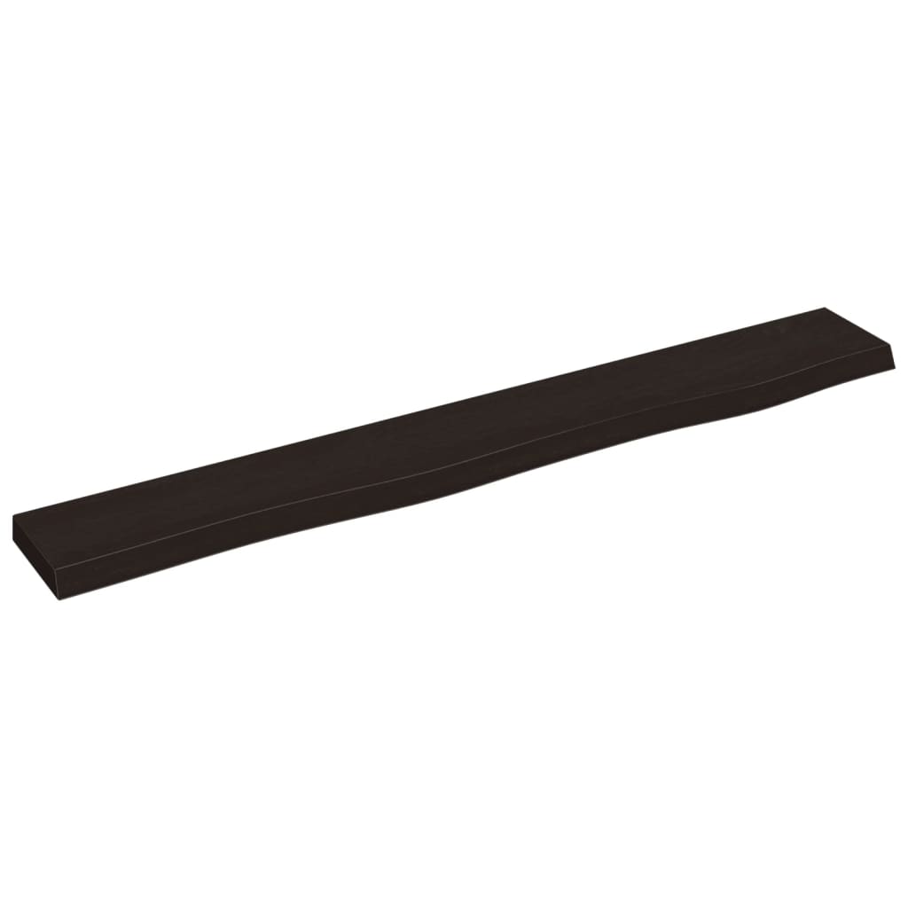 Vidaxl Estante de Pared Madera Roble Tratada 80x10x2 Cm