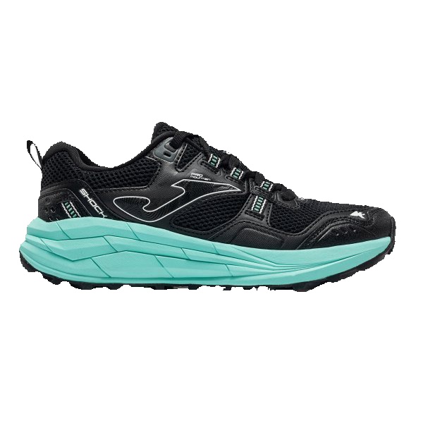 Zapatilla Trail Mujer Joma Shock 2601 Negro Turquesa Resistente