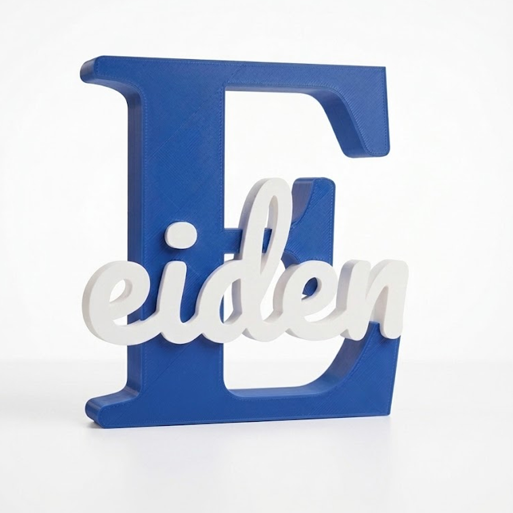 TOCAREGALAR - Letra Inicial Personalizada en 3D con Nombre Grabado en Relieve, de Plástico, para Comuniones, Mesas Dulces o Decoración de Habitación Infantil, 18 cm o 12 cm, Colores: Rojo, Azul Cielo, Rosa, Morado, Verde Agua