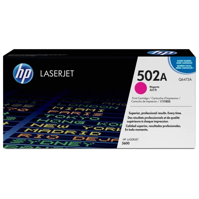 Toner HP 502A Magenta 3600 4000 PAG