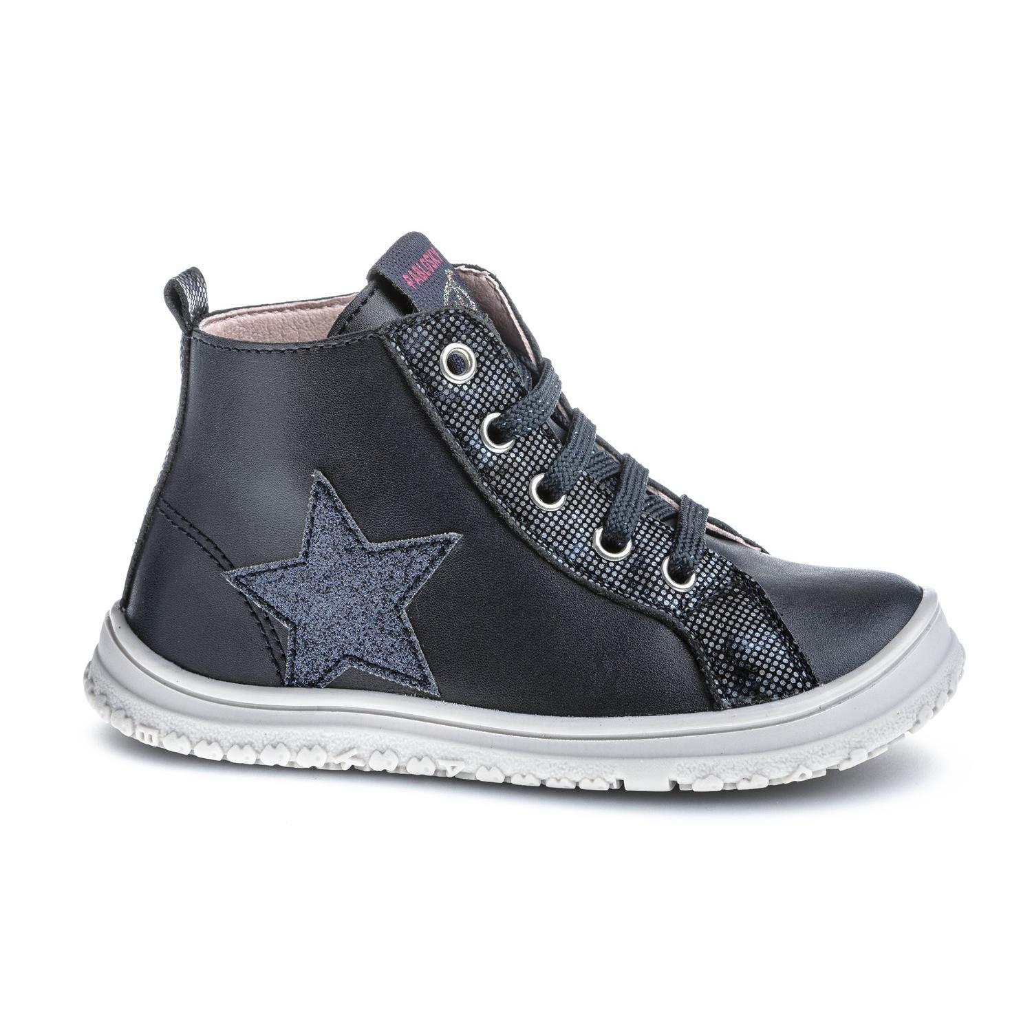 Pablosky - Botas para niñas con cordones y cremallera modelo 445525, cómodas y resistentes, estilo marinero