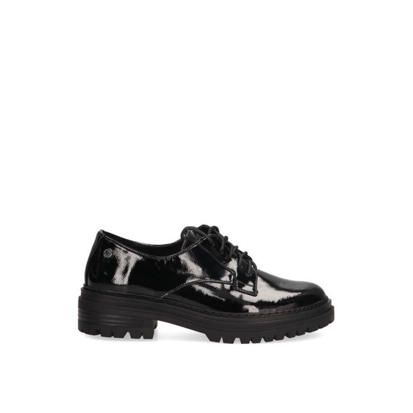 Zapato Xti - Mujer - Suela Plana - Modelo 142191 - Color Negro