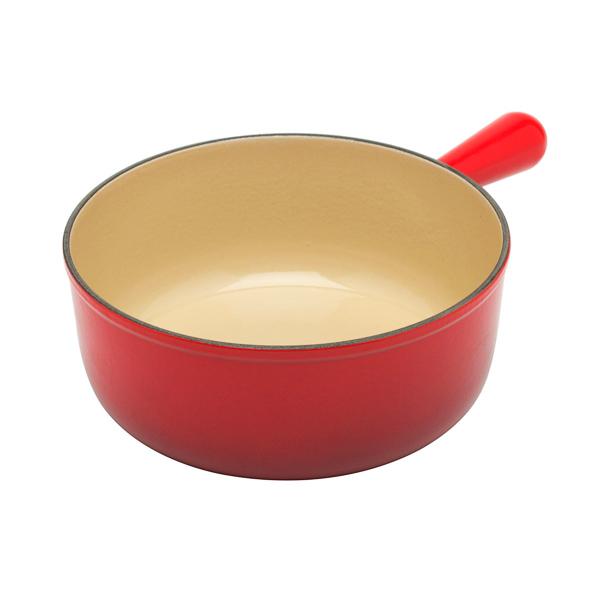 Cazo Poleón Le Creuset de Hierro Vitrificado para Cocina y Horno, Ideal para Salsas, Sofritos y Frituras, Disponible en Varias Medidas