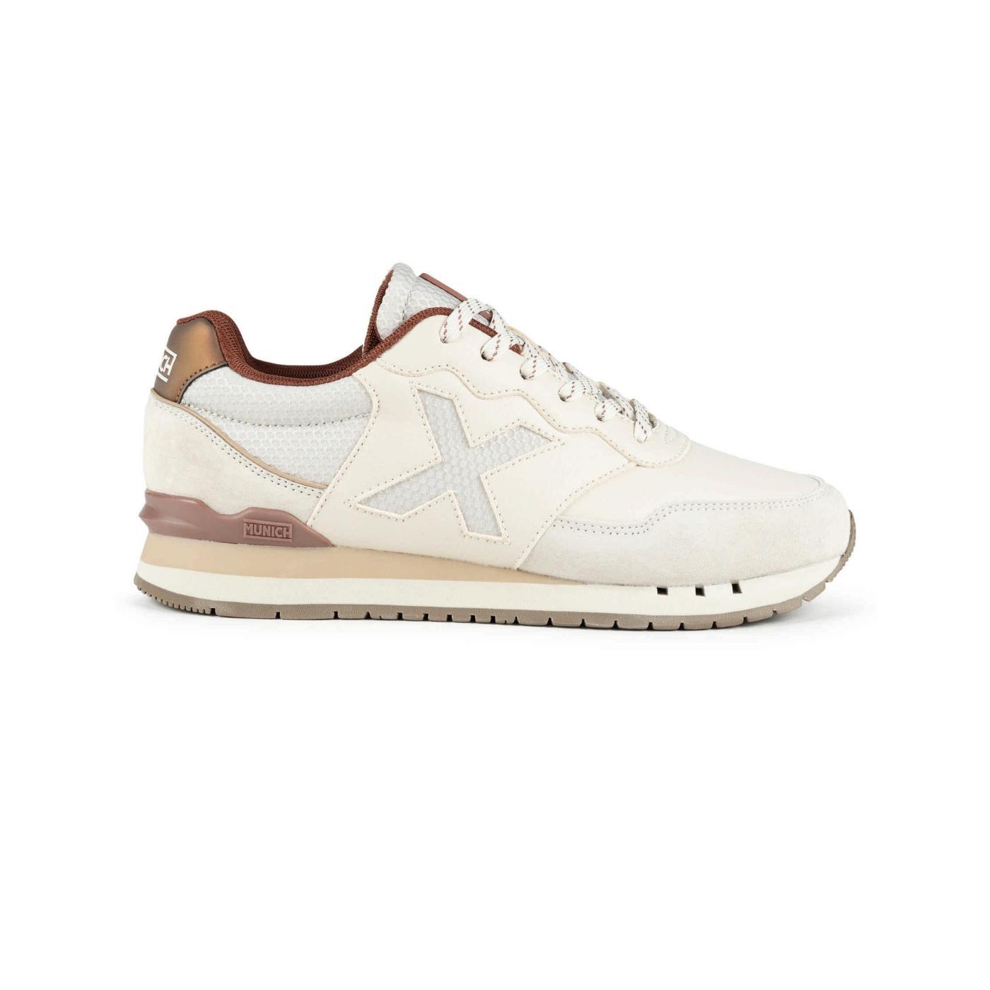 Zapatillas munich dash 305 beige de mujer.