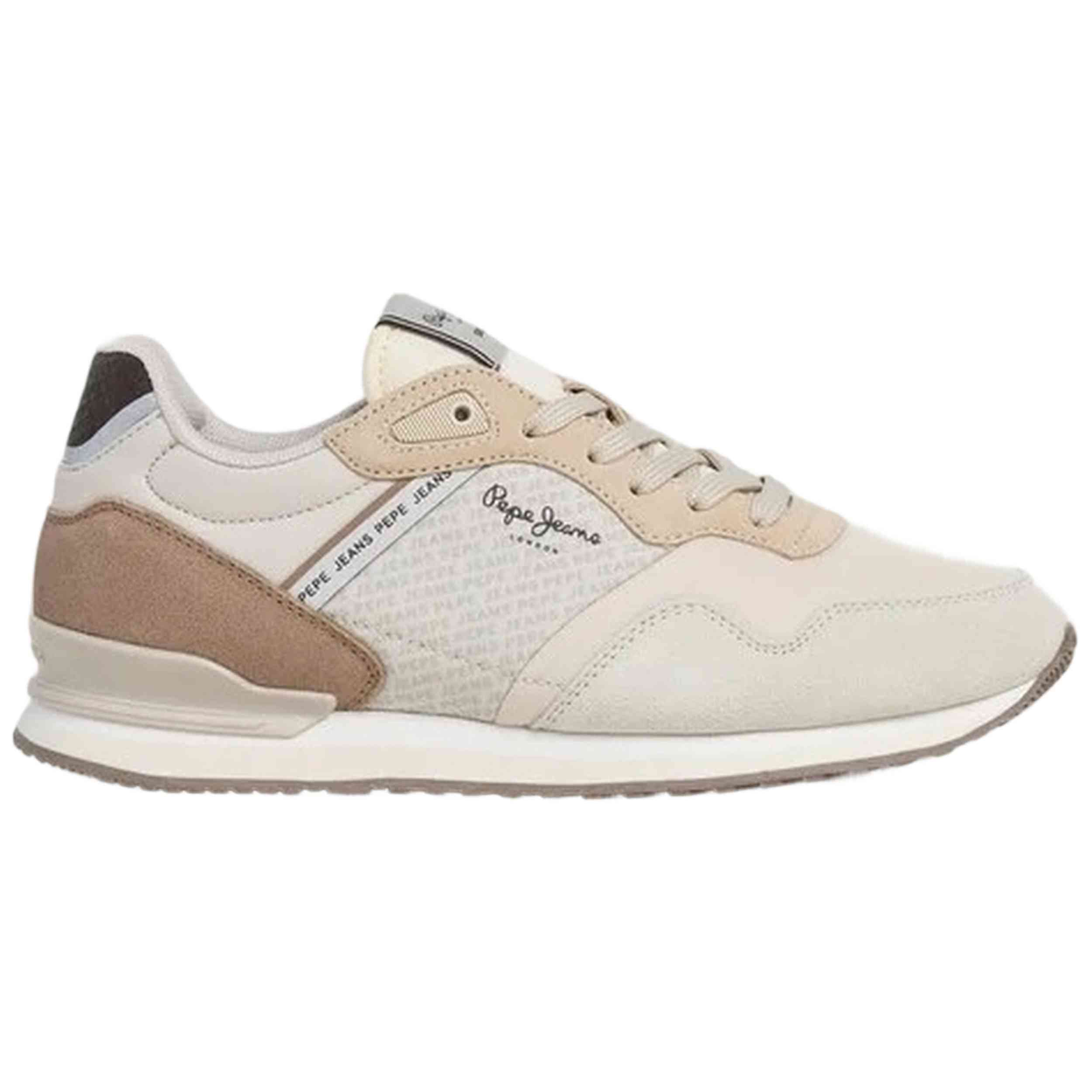 Zapatillas Pepe Jeans modelo PLS400007-BEIGE para Mujer en color Beige