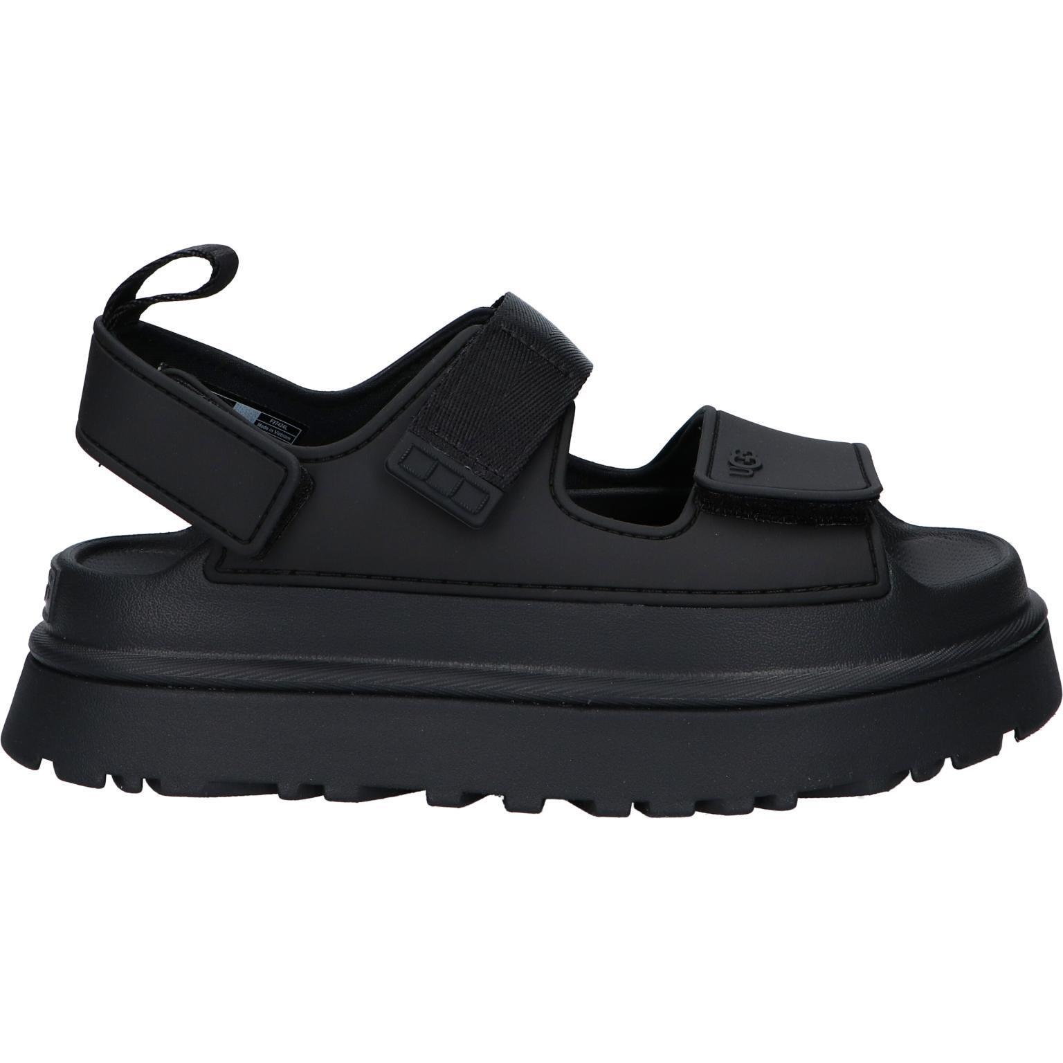 UGG GOLDEN GLOW Sandalias Con Plataforma Mujer Negro