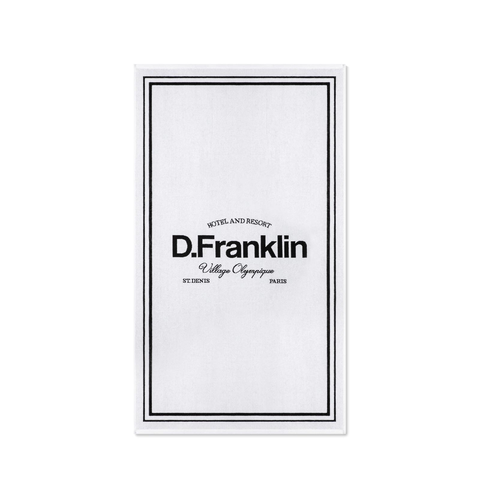 D.Franklin Toalla Old Money Jacquard Velour Beach Towel        -
