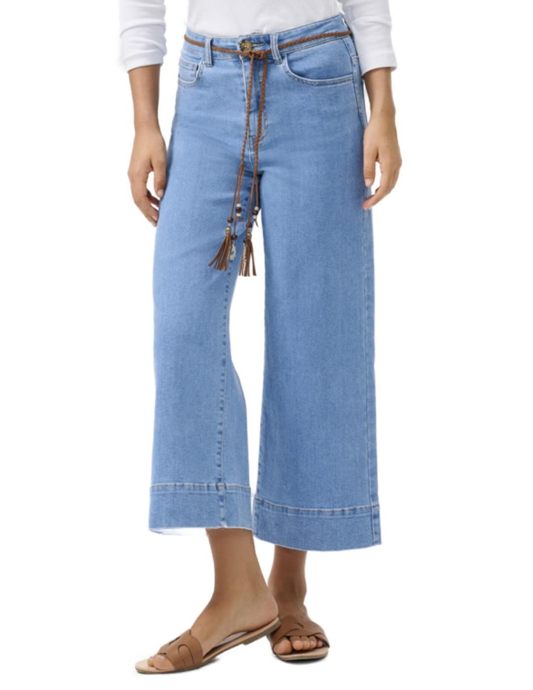 Pantalón vaquero Only Madison azul cropped para mujer