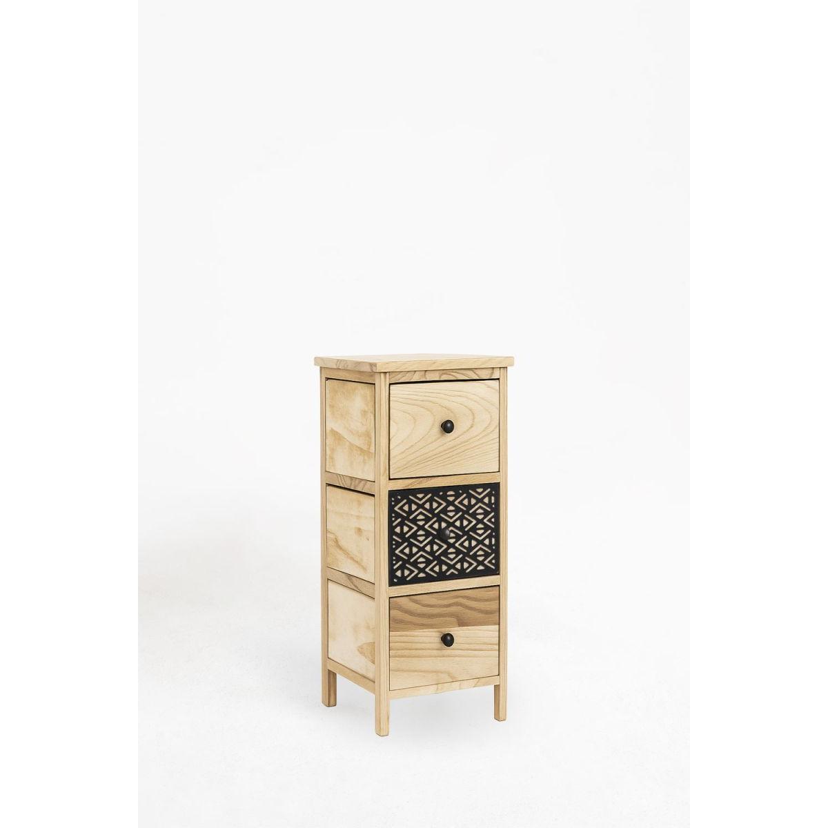 Regalos Miguel - Muebles Auxiliares - Cajonera Estrecha Tidalon 3 Cajones