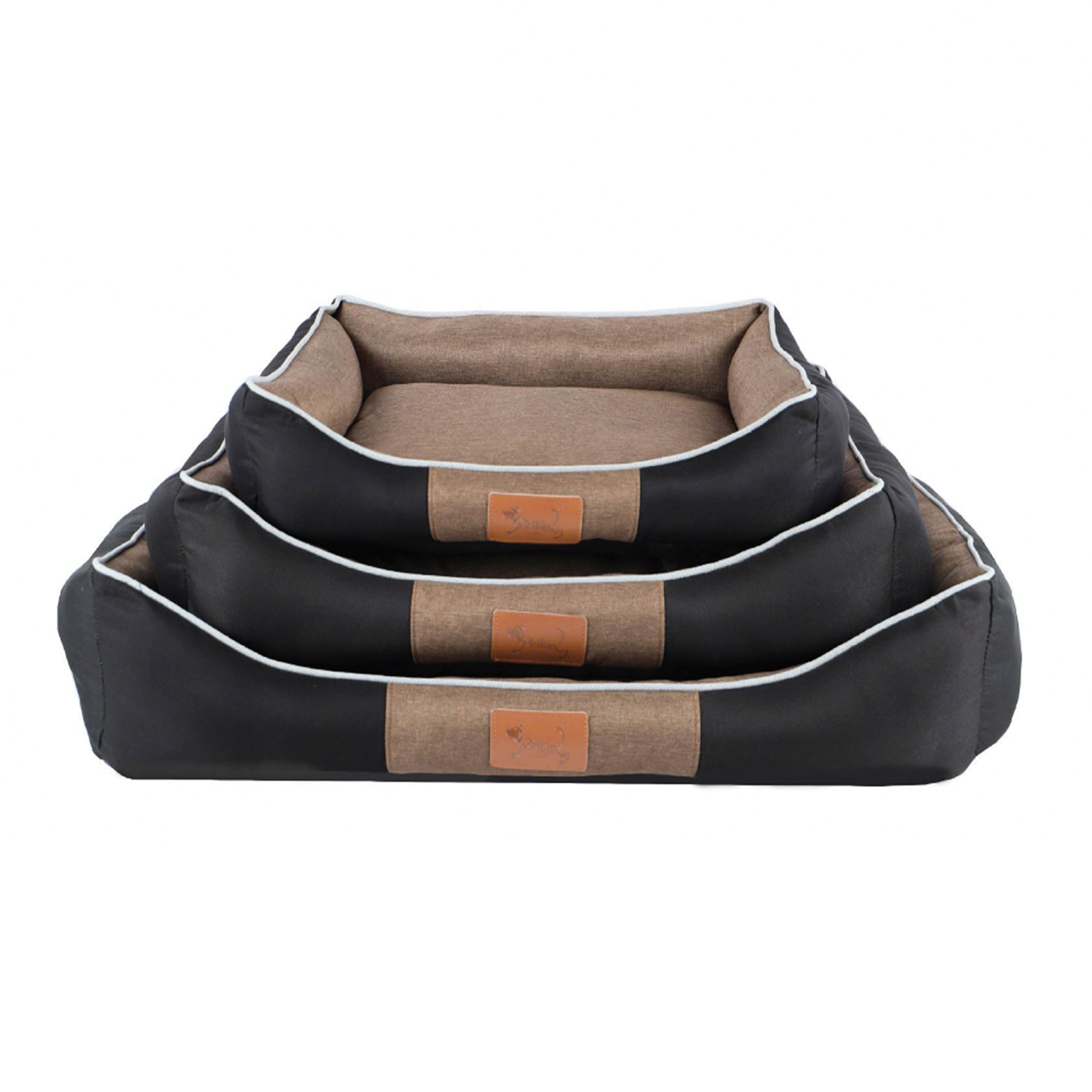 Cama para Perros y Gatos Súper Suave y Transpirable, Base Cómoda Rellena de Fibra Hueca, Fabricada con Materiales de Alta Calidad