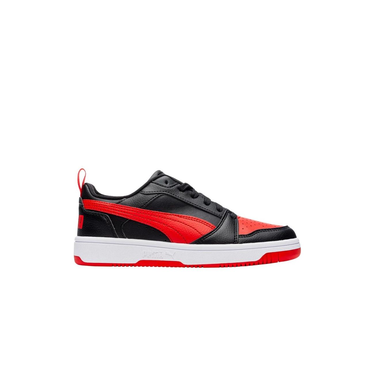 PUMA 393833 11 NEGRO-ROJO ZAPATILLA DEPORTIVA REBOUND V6 LO RJ NIÑO