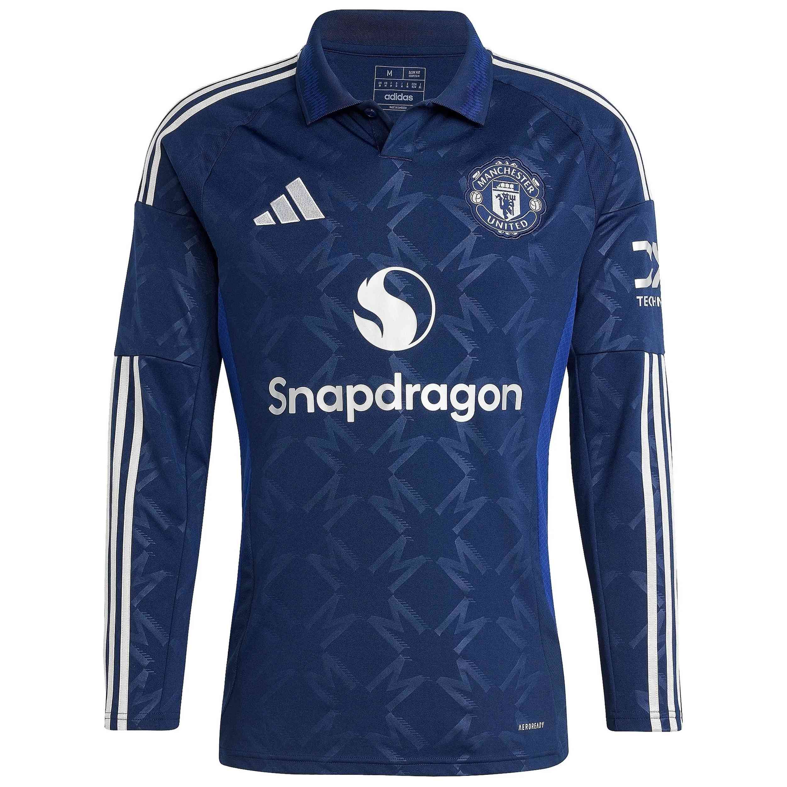 Camiseta De Manga Larga Adidas modelo Manchester United 24/25 Away para Hombre en color Azul