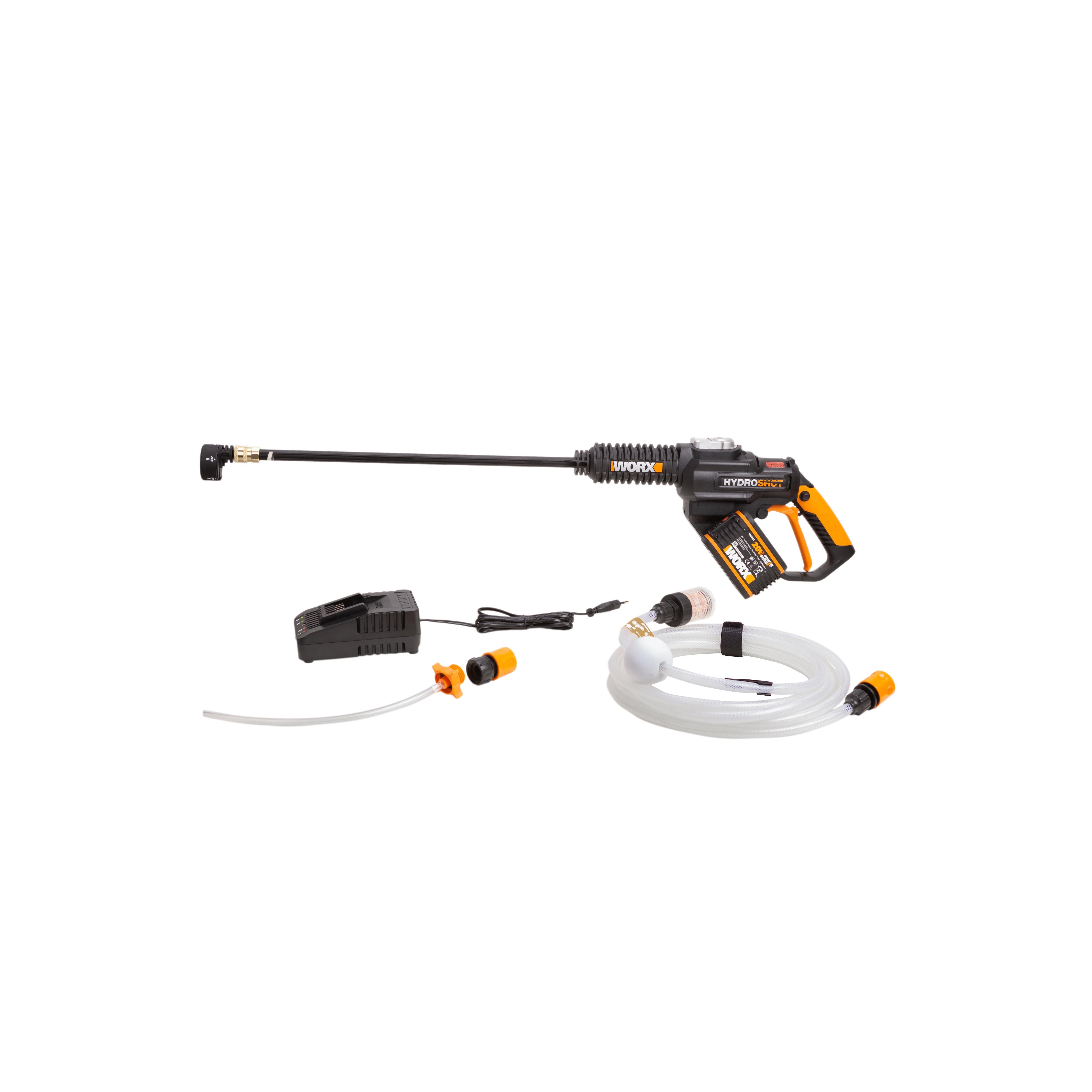 Worx – Hidrolimpiadora Brushless a Batería 20 V 4.0 Ah.
