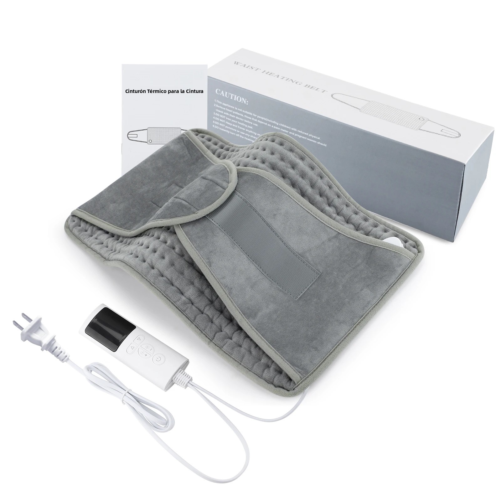 Almohadilla De Calor Eléctrica Multifuncional Para El Invierno Funda Calefactora Lavable Para Abdomen Espalda Cintura Alfombra Caliente Para Cama Sofá