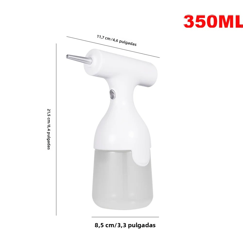 CA Pistola De Espuma Eléctrica Recargable 350ML Dispensador De Jabón Para Ducha Champú Gel De Aseo Facial Máquina De Espuma Impermeable