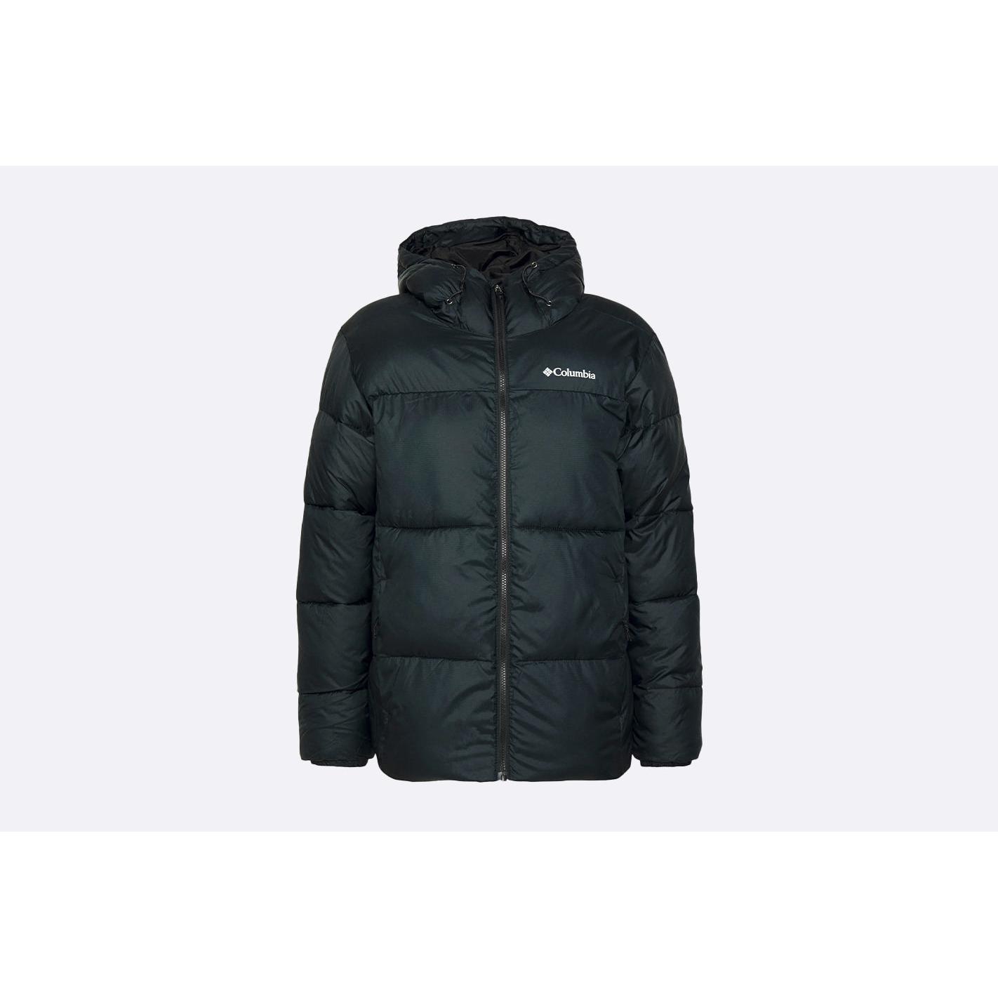 Chaqueta acolchada Hombre Columbia Puffect Negra con capucha
