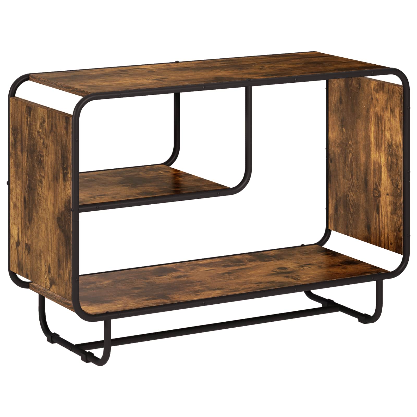 vidaXL Aparador  93.5 x 37.5 x 64.5 cm Madera de ingeniería Multicolor