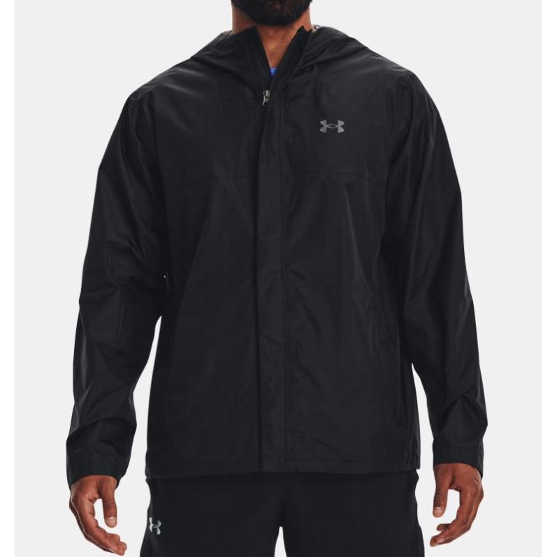 Chaqueta Under Armour UA Stormproof Cloudstrike 2.0 con Tecnología UA Storm que repele el agua 100 % impermeable / 1374644-001-001-Black-Pitch-Gray