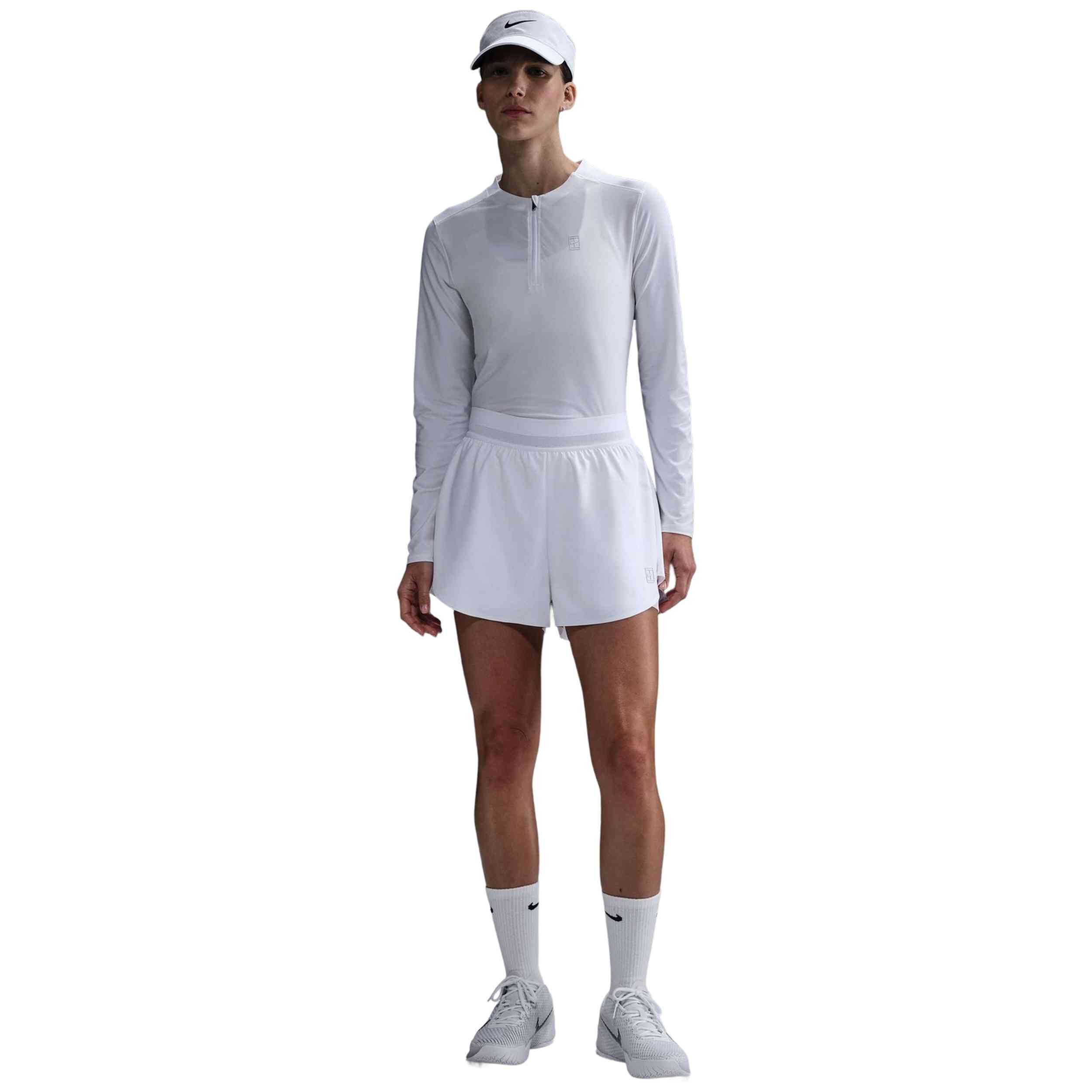 Short Nikecourt Ace Advatange Nike en color Blanco