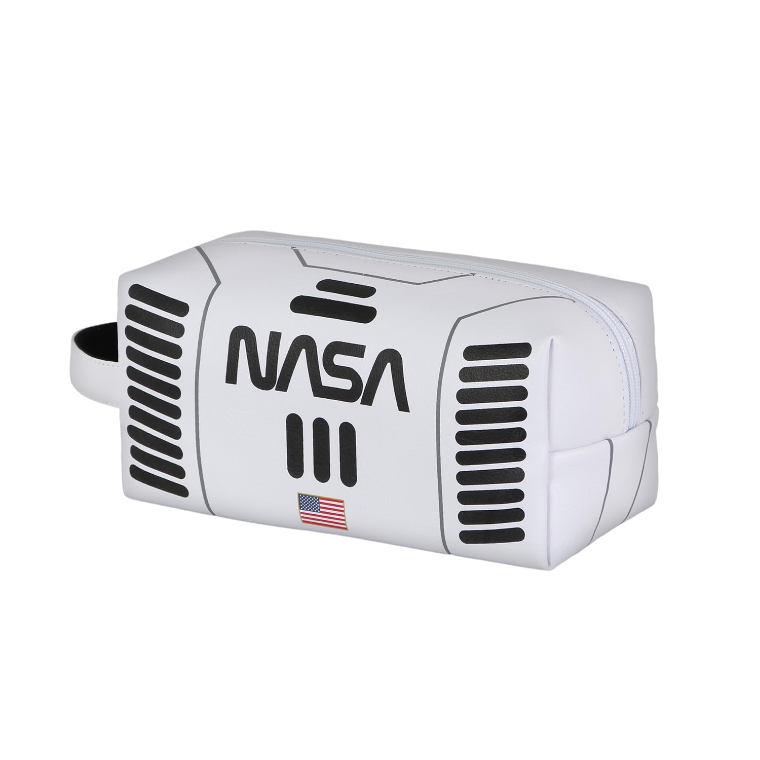 NASA Spaceship PLUS Brick Travel Toiletry Bag, White