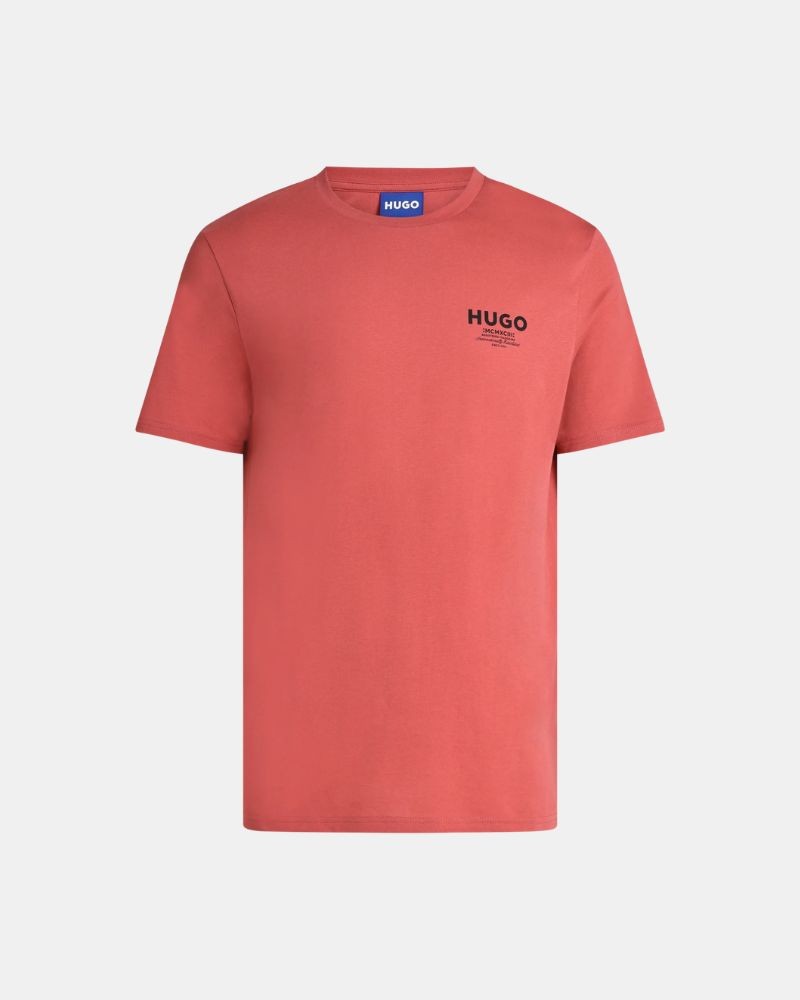 HUGO 50572740 NESPTEE Camisetas Manga corta Hombre Rojo