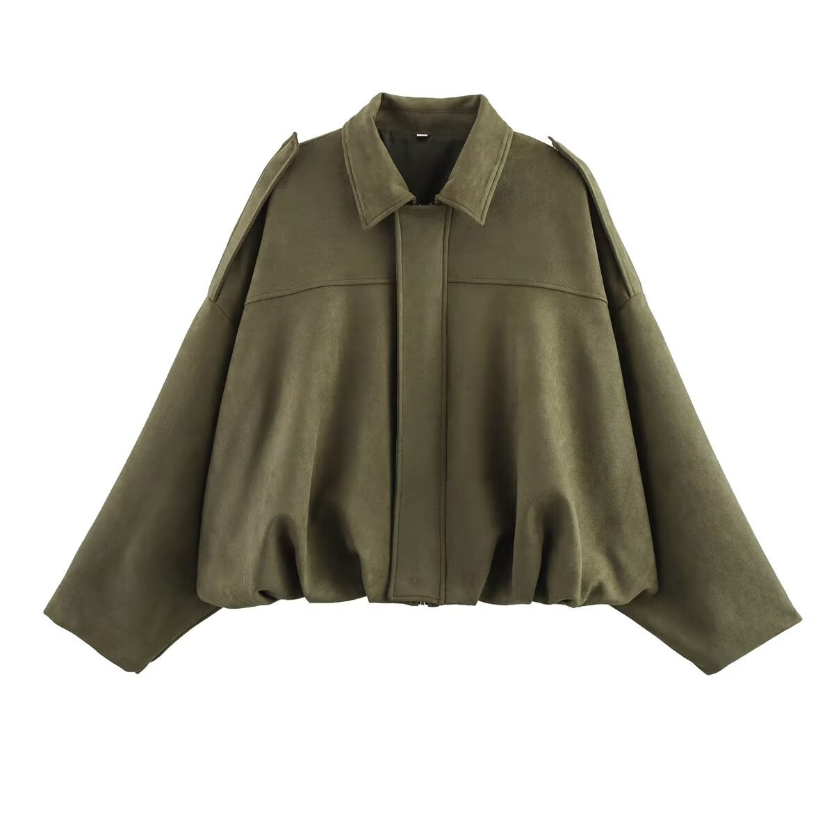 Chaqueta bomber de primavera para mujer, estilo informal, holgada, de manga larga, estilo urbano a la moda