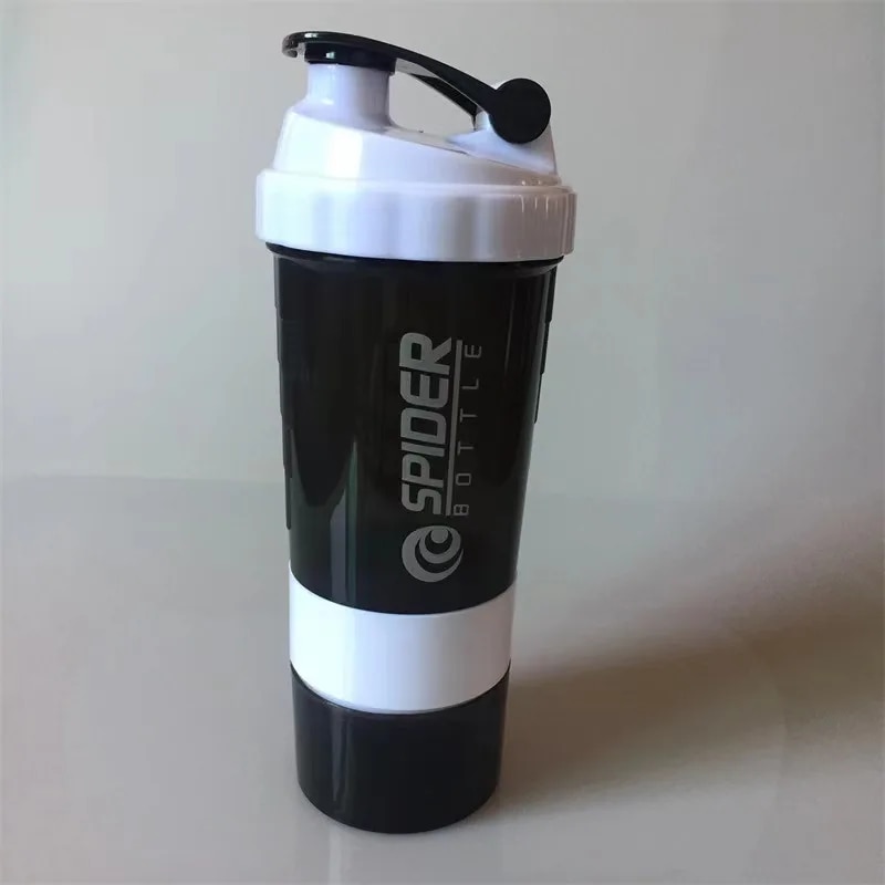 Om Home Botella De Ejercicio Para Construir Musculo 3 Capas Mezclador De Proteína Y Batido Deportivo De Gran Capacidad Regalo Fitness
