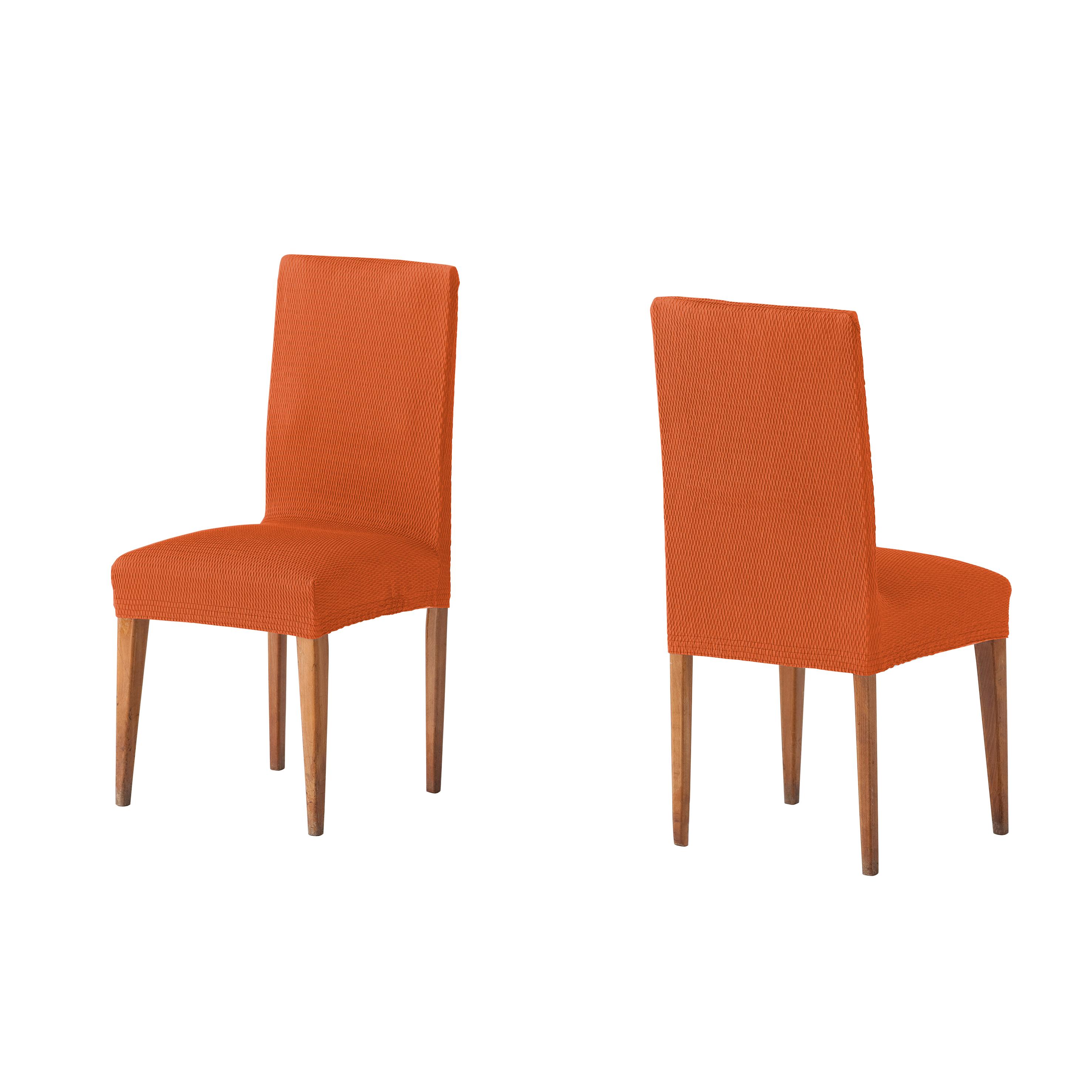 VALENTIA HOME Funda Silla Asiento/Respaldo Pack 2 París | Funda Silla Comedor o Cocina | Protector de Silla