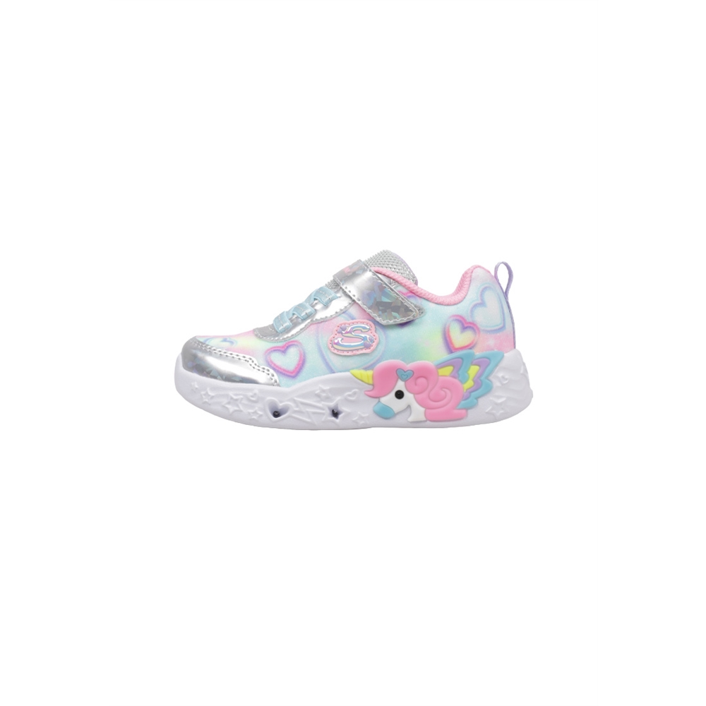 Skechers UNICORN CHARMER Deportivas Planas Bebé - niña (hasta la talla 30) Gris