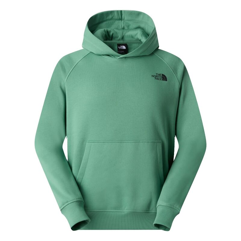 Sudadera Verde The North Face con capucha y manga raglán Redbox Dimmed Algae Cómoda y Versátil
