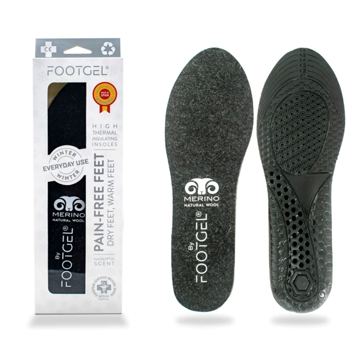 Plantilla Footgel URBANA WINTER, están especialmente recomendadas para uso diario en invierno por el alto aislamiento térmico y absorción de impactos que ofrecen. Su doble capa ÚNICA y EXCLUSIVA ha sido desarrollada para este objetivo.
