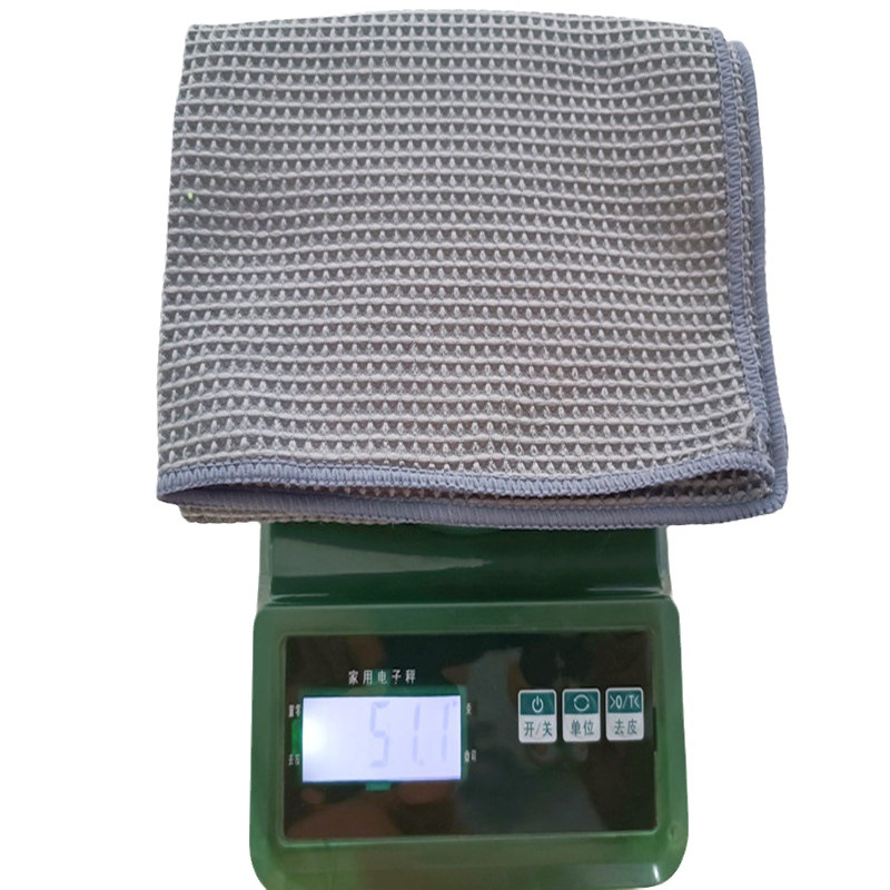 CA Toalla de microfibra tipo gofre para vidrio, toalla de belleza para auto, paño de lavado de auto, toalla absorbente para limpiar auto.