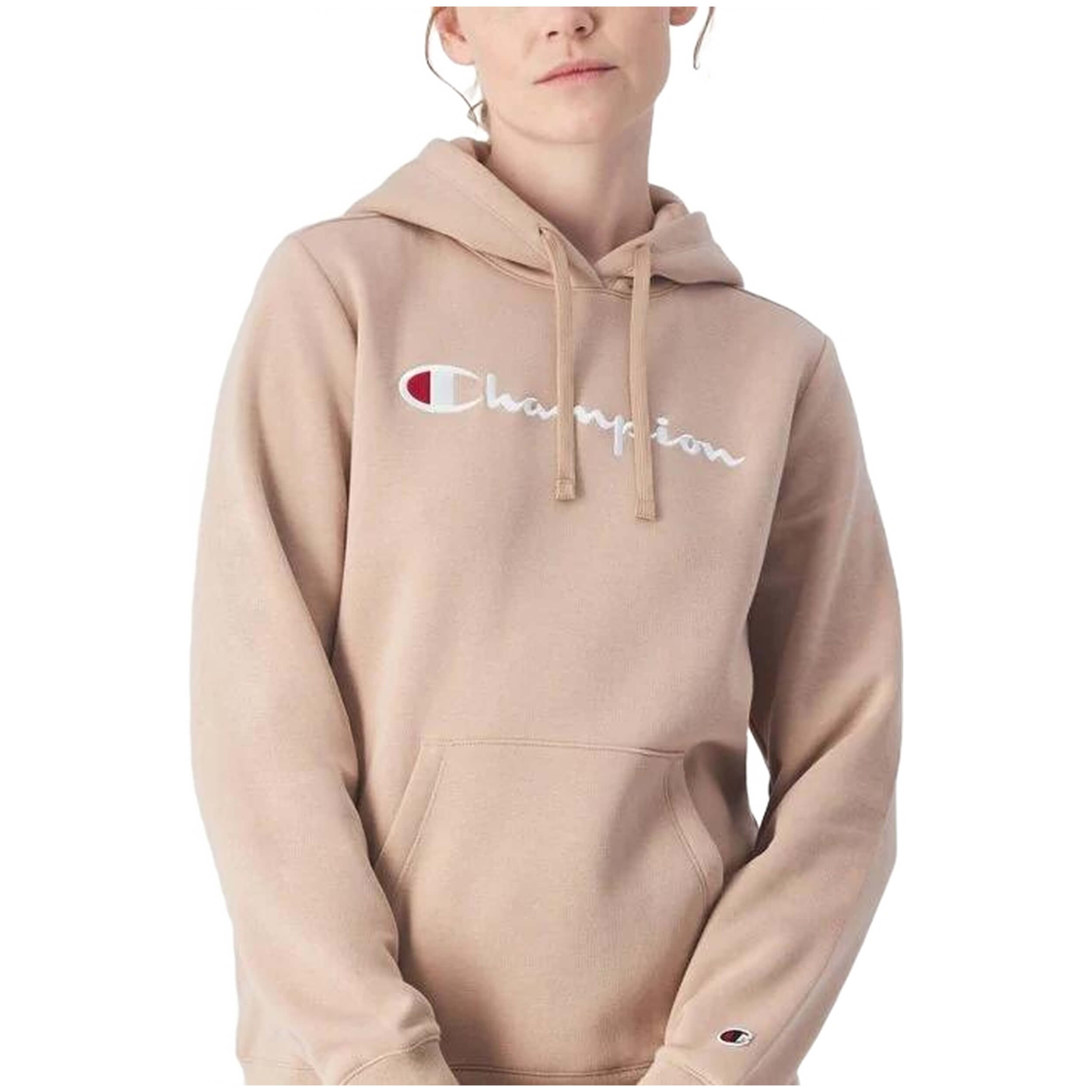 Sudaderas Con Capucha Champion modelo 117529-MS079 para Mujer en color Beige