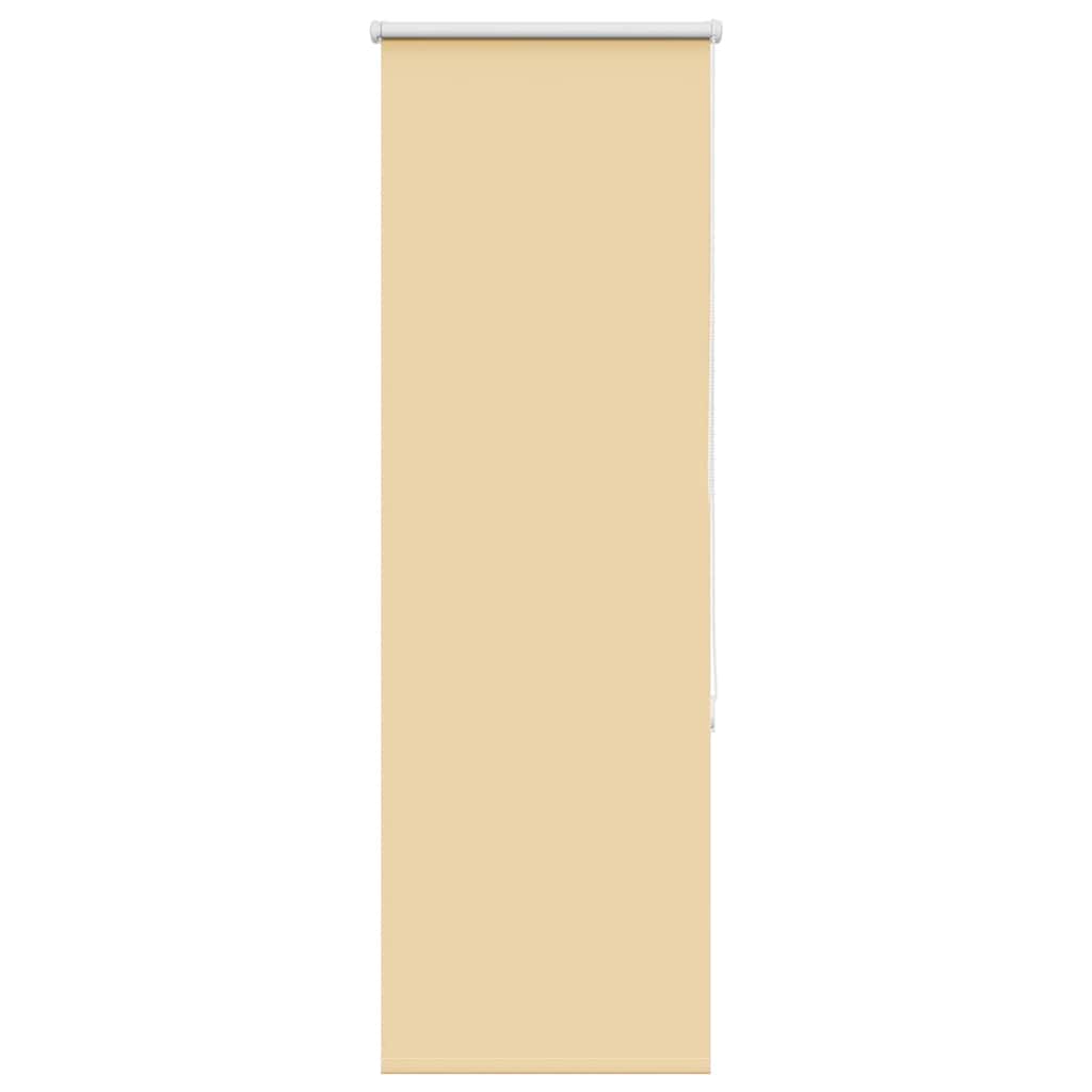vidaXL Estor Enrollable Opaco Beige 45x130 cm Tela Ancho 40,7 cm