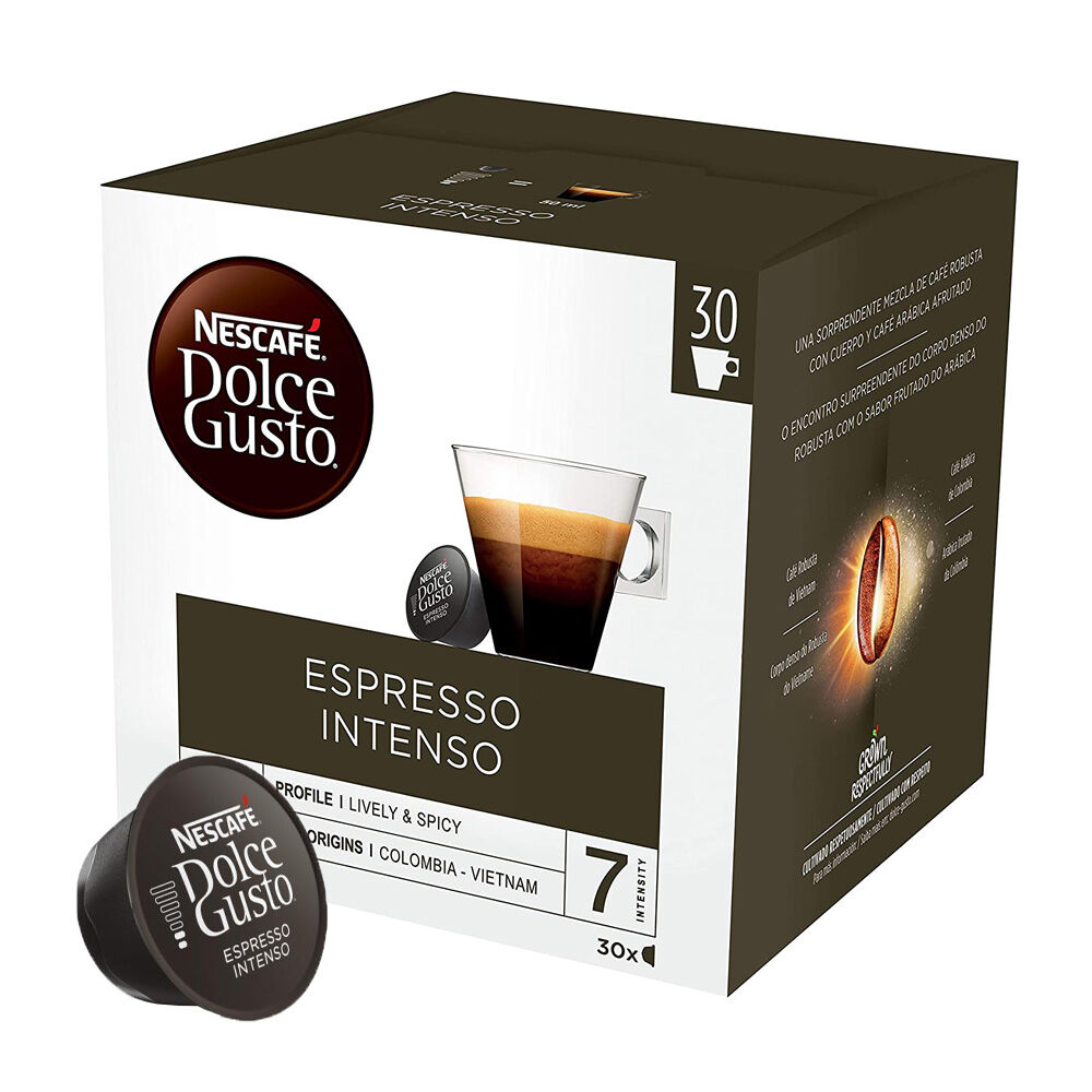 Nescafé Dolce Gusto Espresso Intenso - Caja de 30 cápsulas