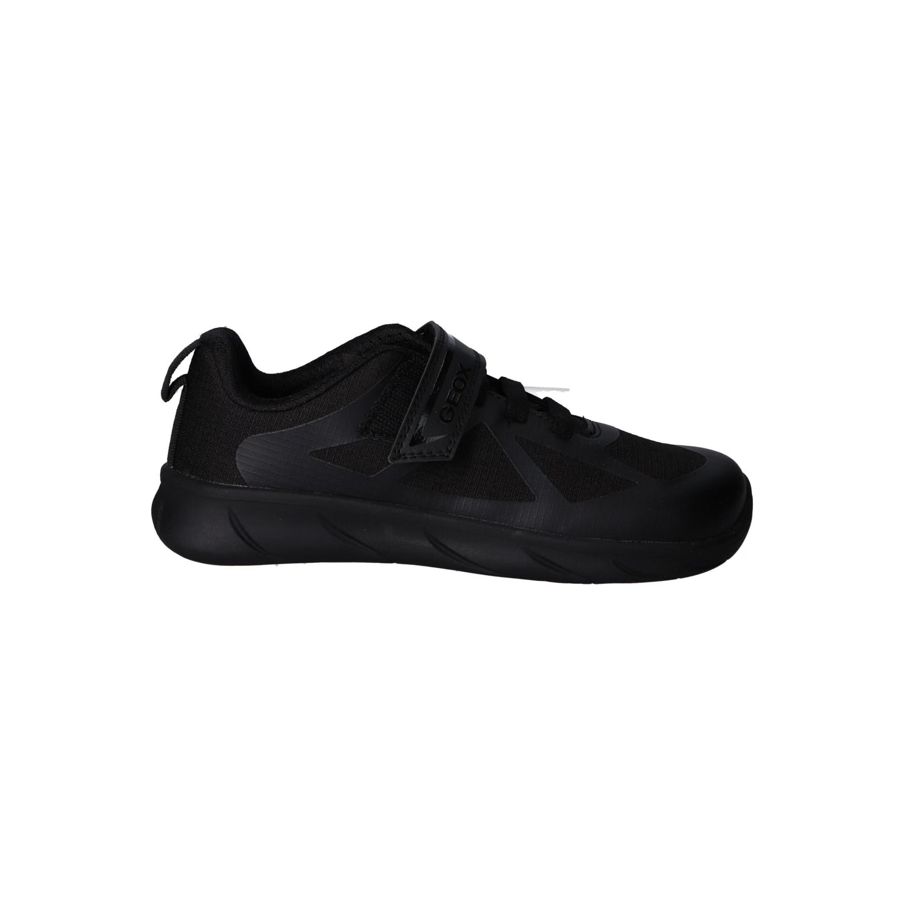 Zapatillas casual para niño Geox en color negro