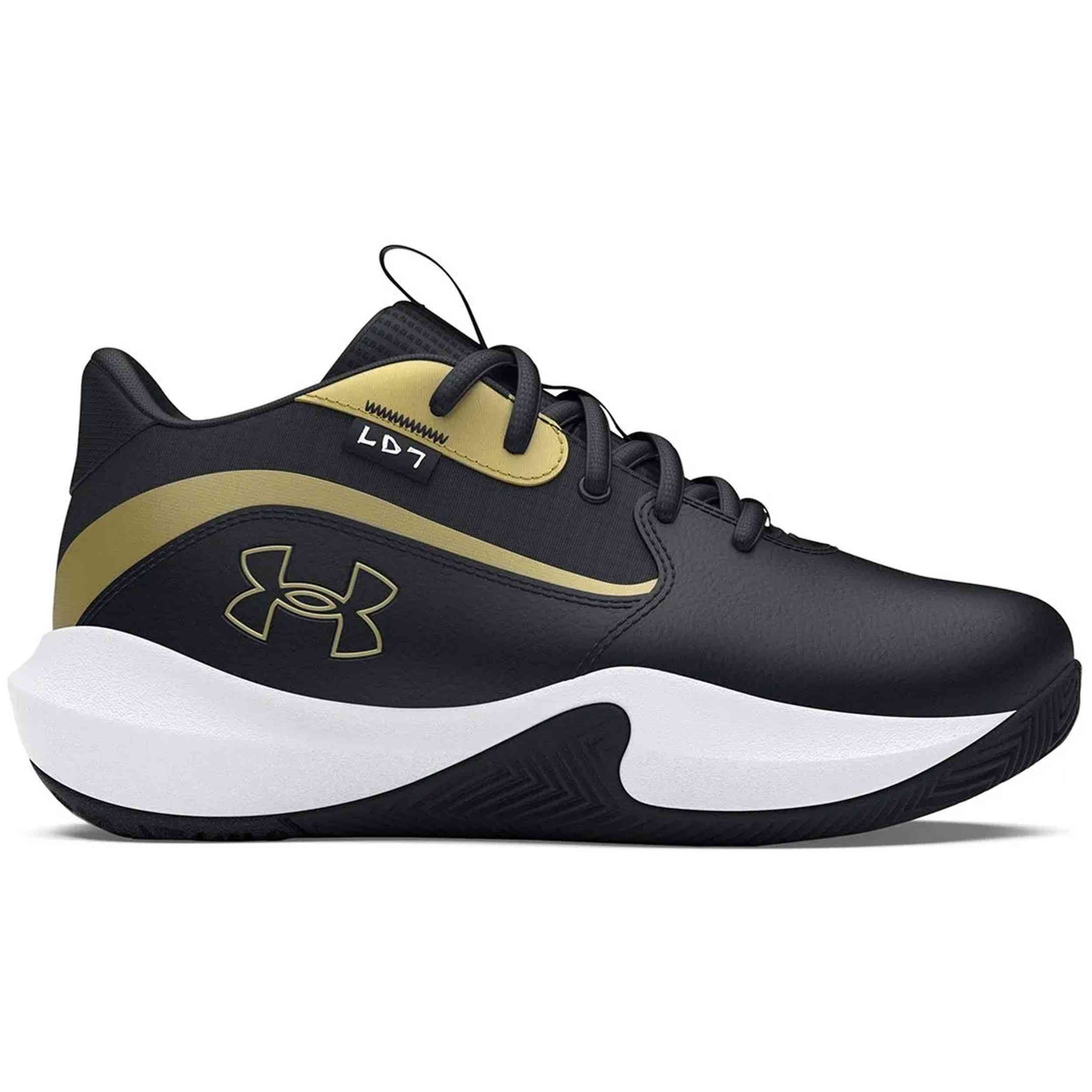 Zapatillas De Baloncesto Under Armour modelo 3028514-001 para Niños en color Negro