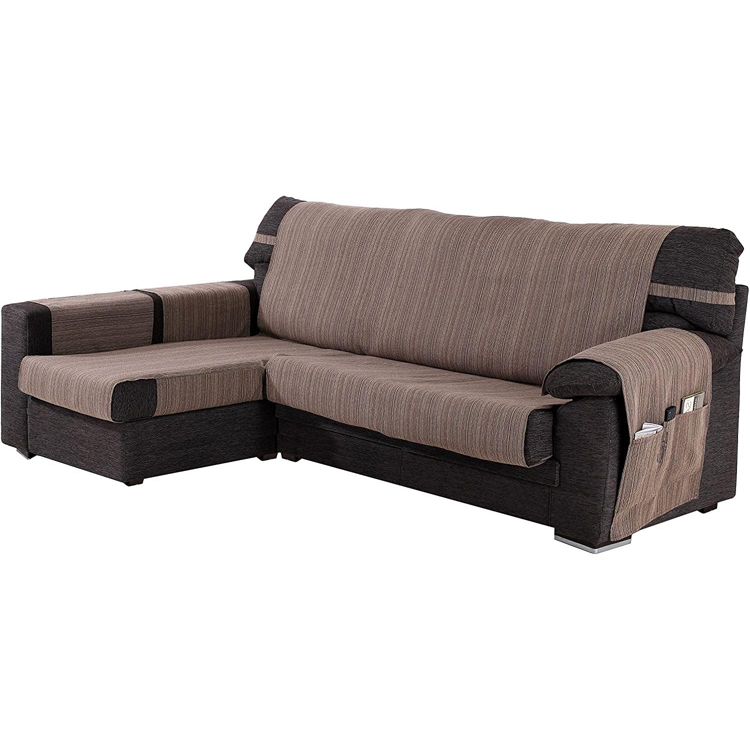 HIPERMANTA. Cubre chaise longue modelo RIBERA. Para brazo izquierdo (VISTO DE FRENTE). Disponible en varios colores. Fácil colocación. Ancho normal de 240cm
