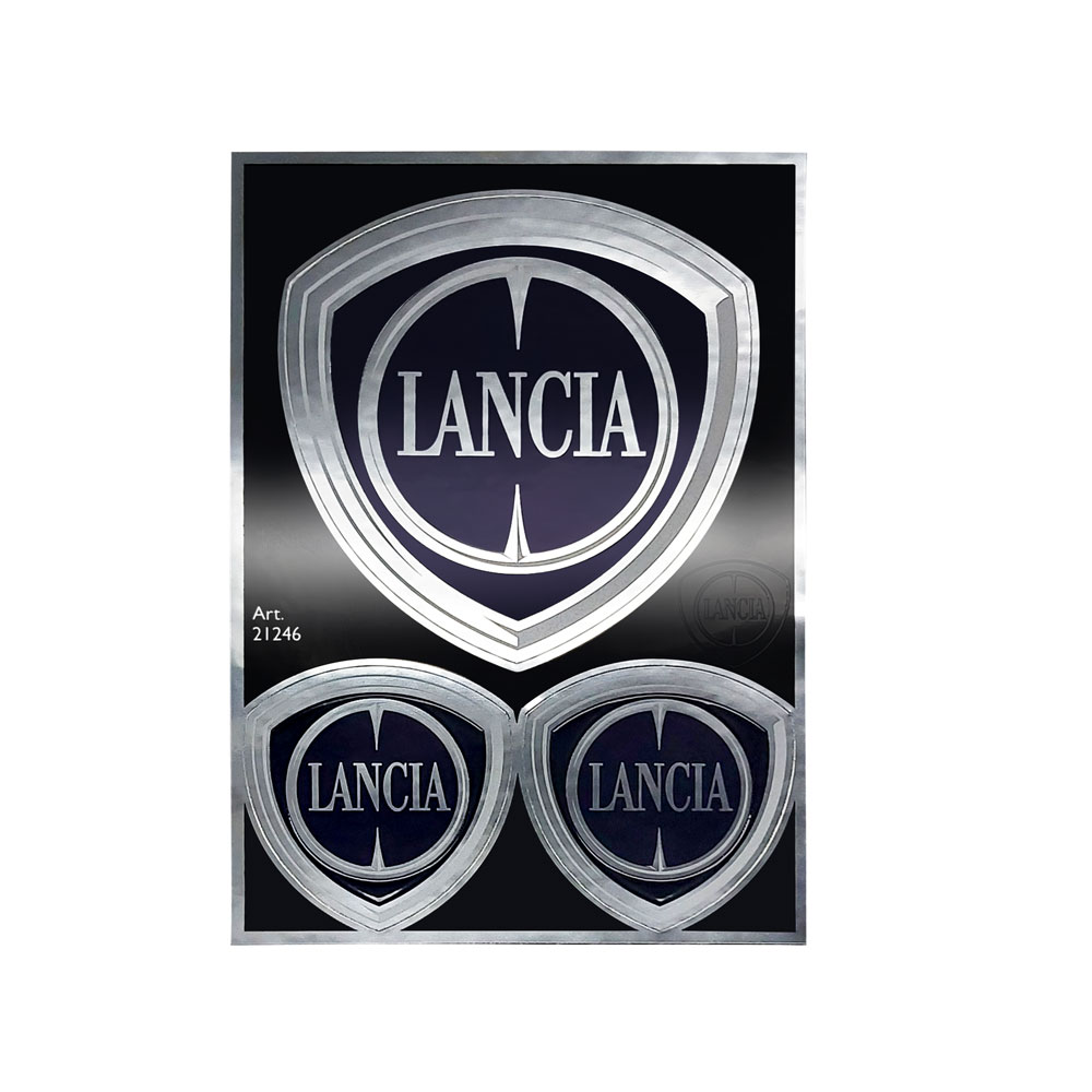 Pegatin Lanza Oficial 3 Logos, 95x130mm